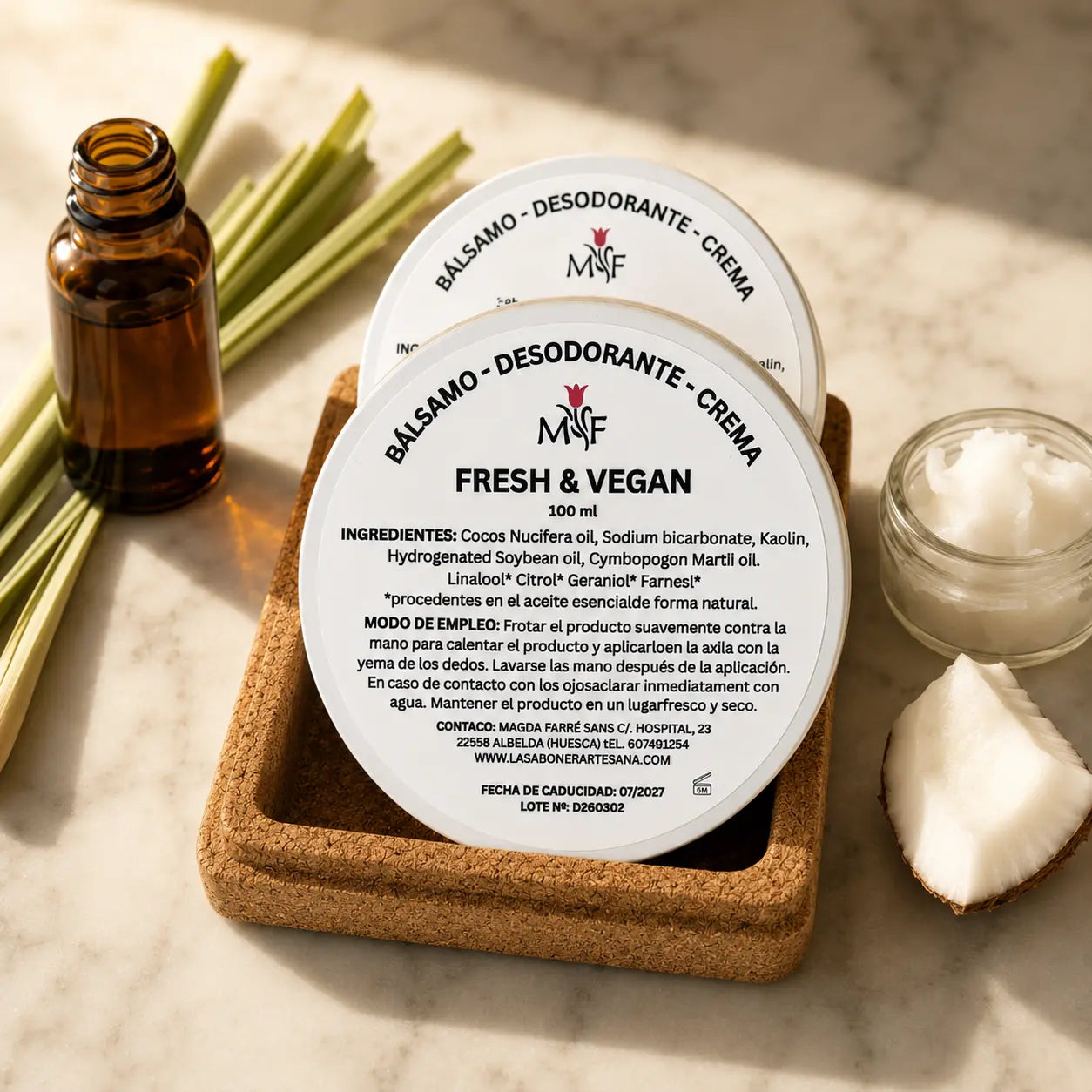 Desodorant Natural Fresh & Vegan