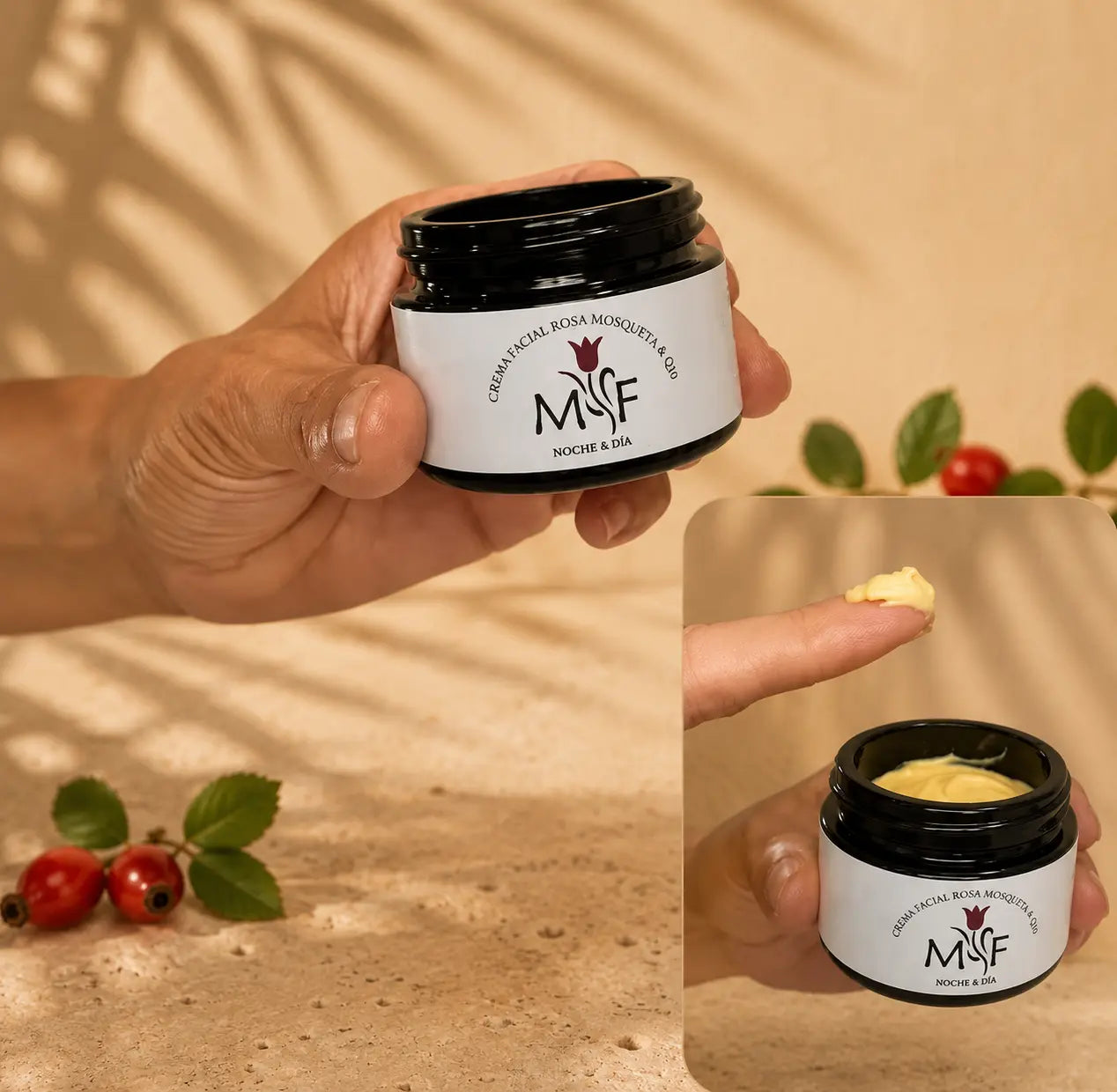 Crema Facial Rosa Mosqueta & Q10