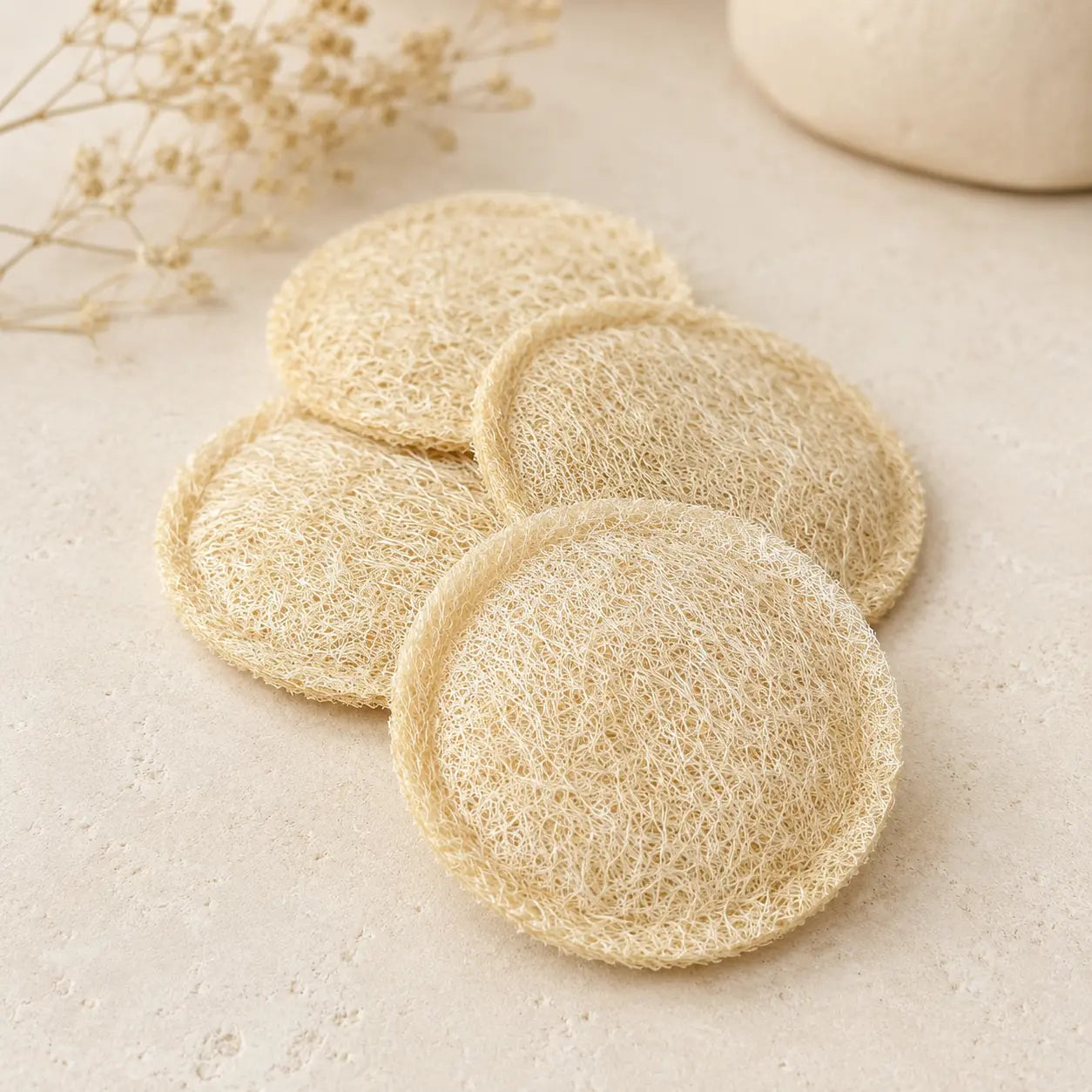 Discs de Luffa · Peeling Facial Natural