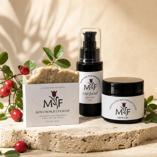 Ritual Facial Deluxe | Rosa Mosqueta & Q10 (Pack 3 passos)